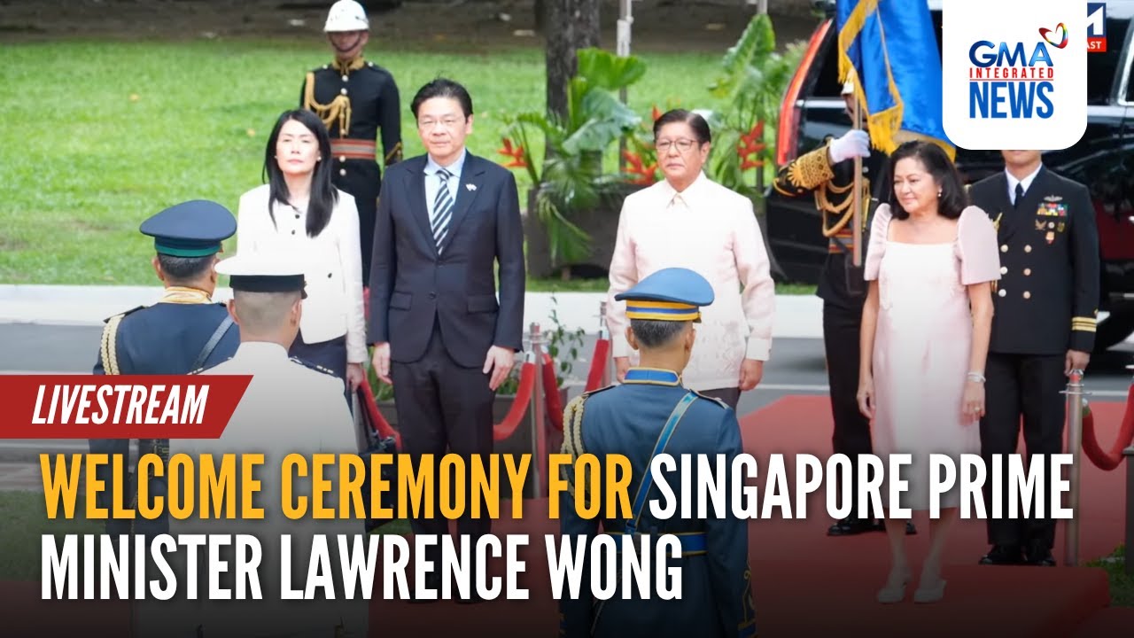 LIVE: Welcome ceremony for Singapore PM Lawrence Wong at Malacañang | GMA Integrated News - Replay