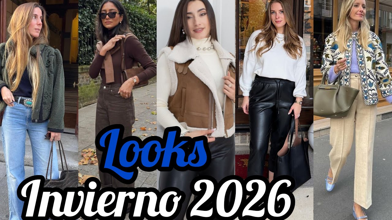 Looks invierno 2026 ✨⭐ moda y tendencia para mujer