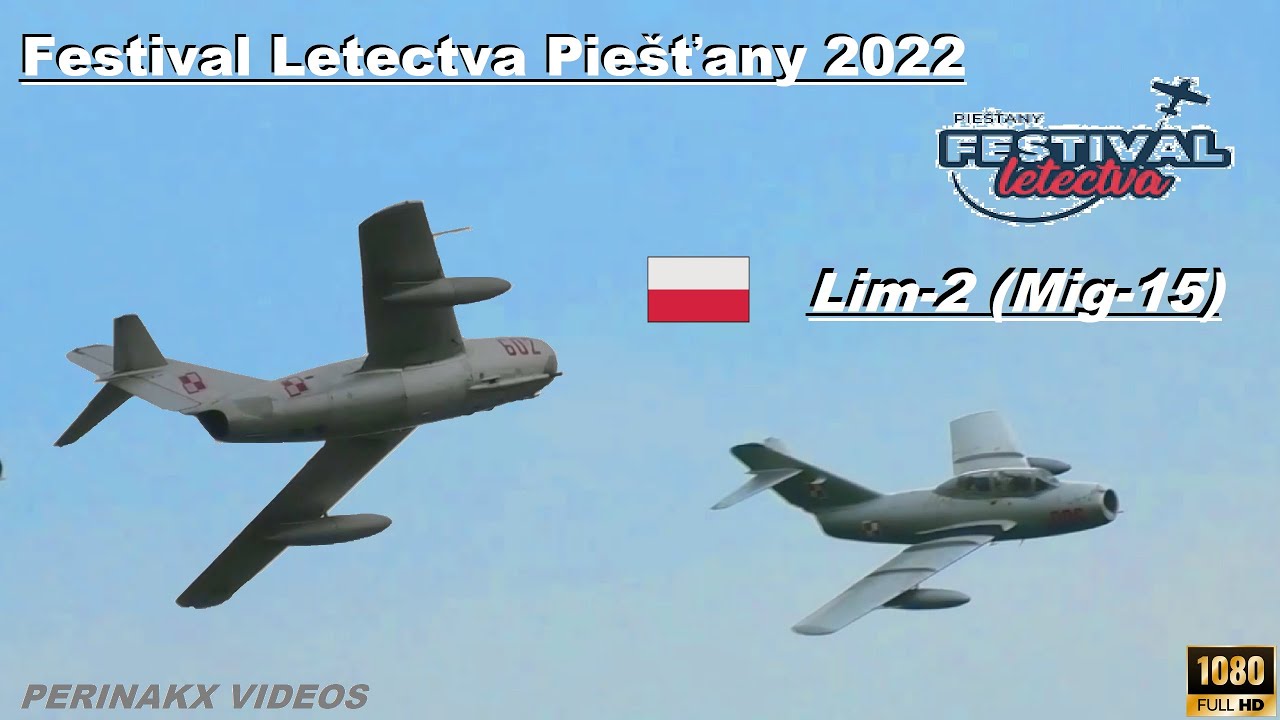 Lim-2 (Mig-15) ▲ Fundacja Eskadra 🇵🇱 ▲ Festival Letectva Piešťany 2022