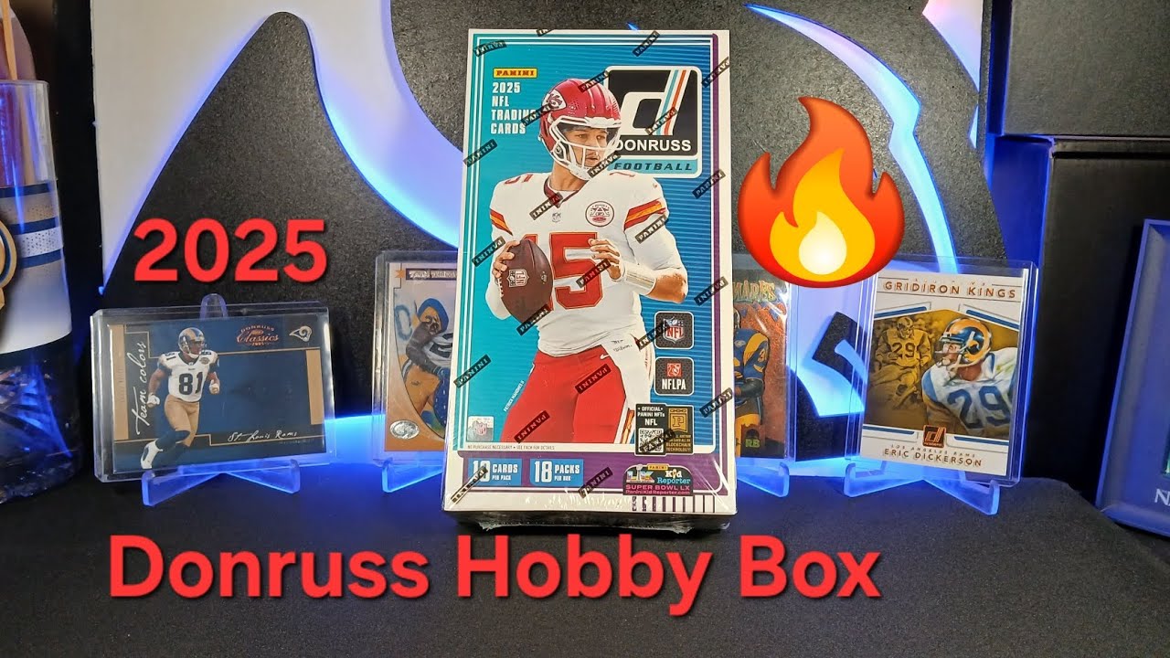 2025 Donruss Football Hobby Box. The hottest product! Rookie #d QB auto!! 
