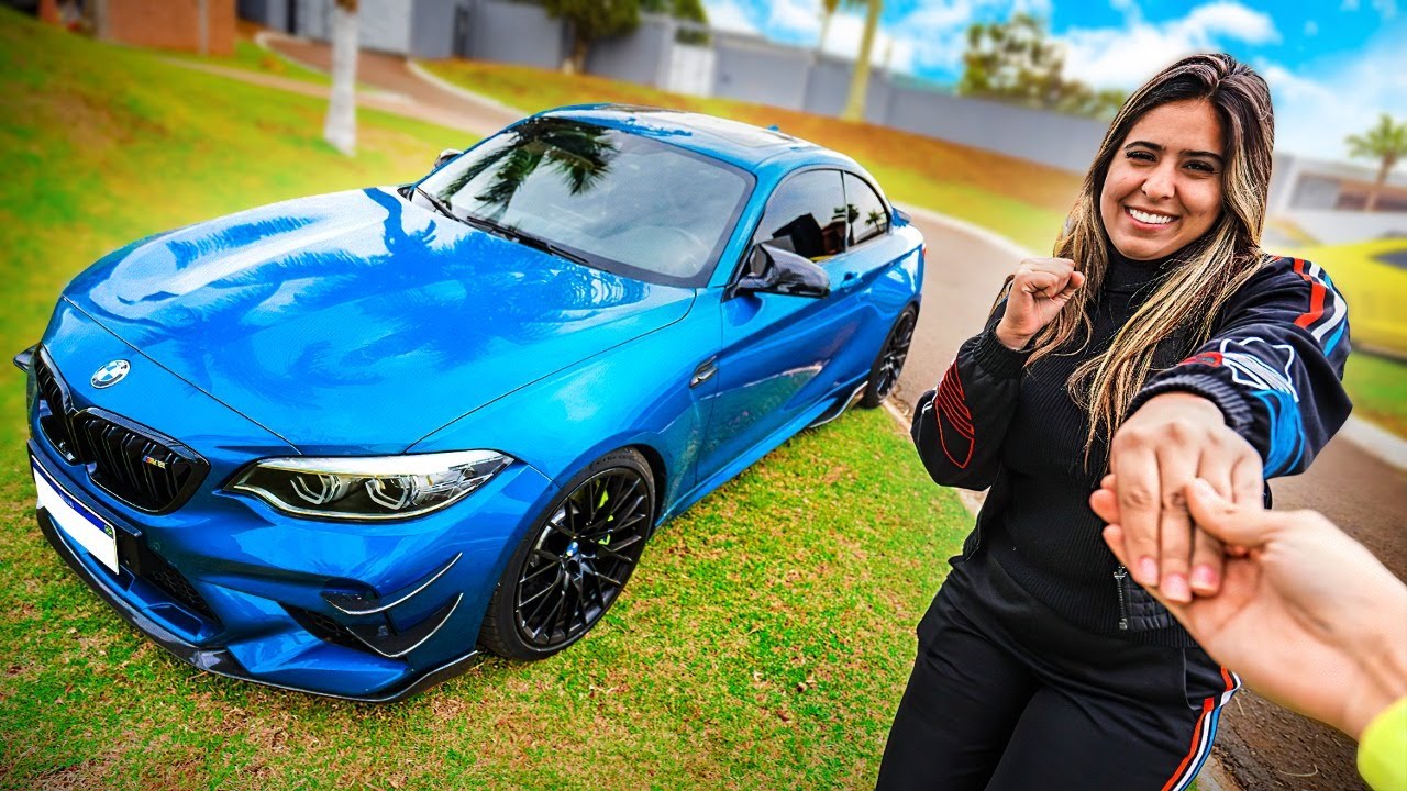 DEIXEI A DANI PILOTAR A BMW M2 E EU ME ASSUSTEI 🤣