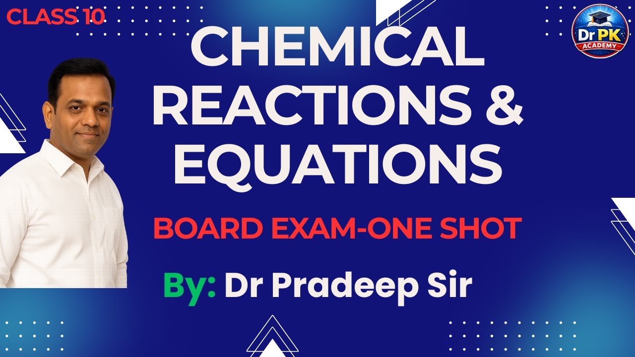 Chemical Reactions & Equations 🔥| Class 10| NCERT | CBSE | State Board Exam | One Shot