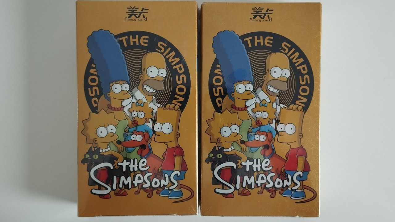 LAS COLECCIONES DEL OCIOSO 329: FANCY CARD THE SIMPSONS TRADING CARDS!!