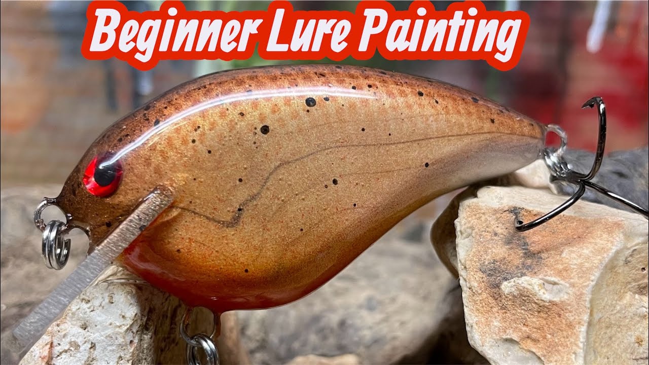 Airbrushing a Crankbait&mdash; Beginner Lure Paint Pattern