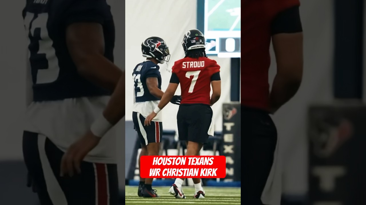 Houston Texans New WR Christian Kirk #nfl #nflnews #nflupdates #houstontexans #cjstroud #texans