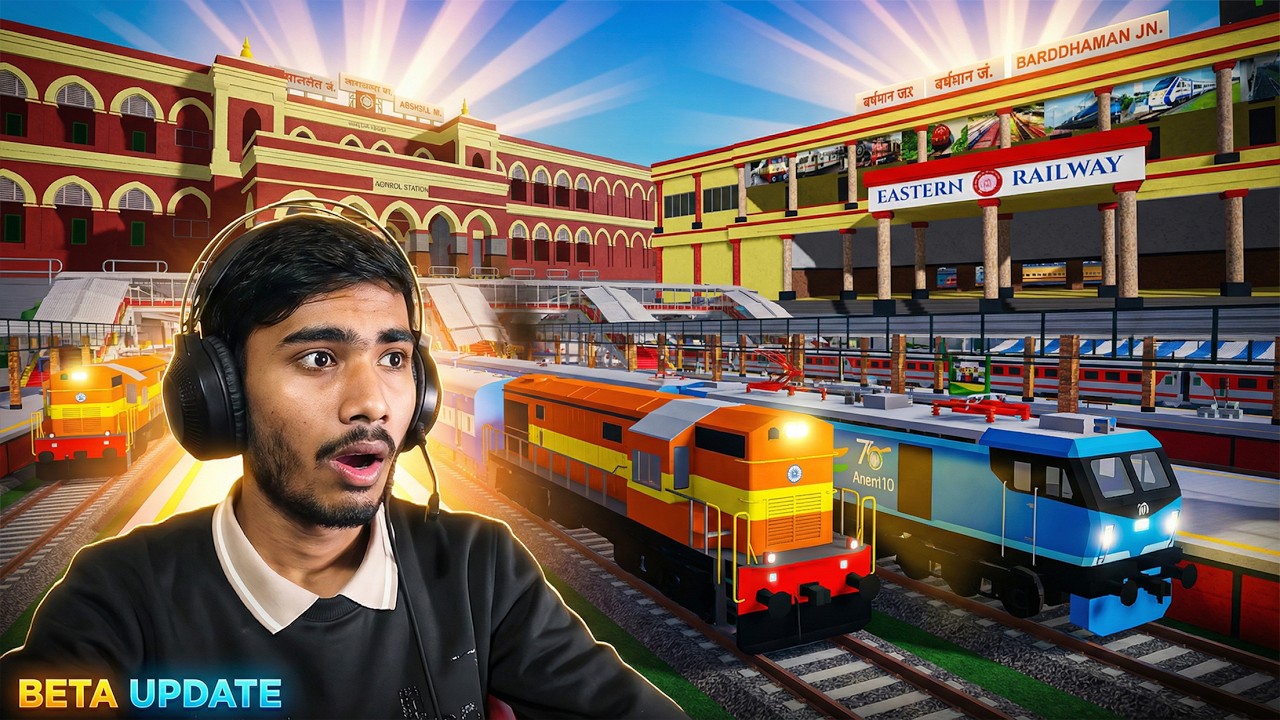 New Epic Rails of India Beta Update | Full Tour of All Stations & Trains and Feature | Anand Plays