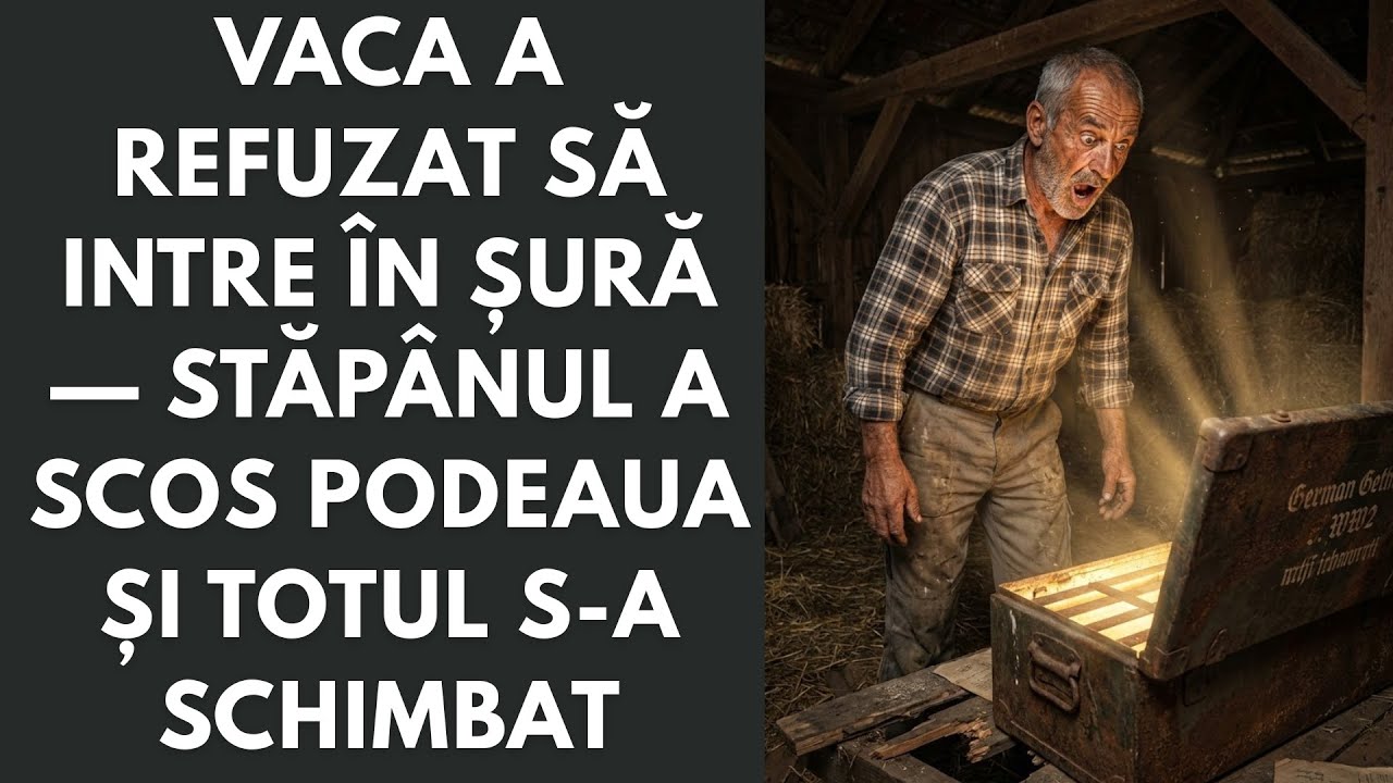 Vaca a refuzat să intre în șură — stăpânul a scos podeaua și totul s-a schimbat