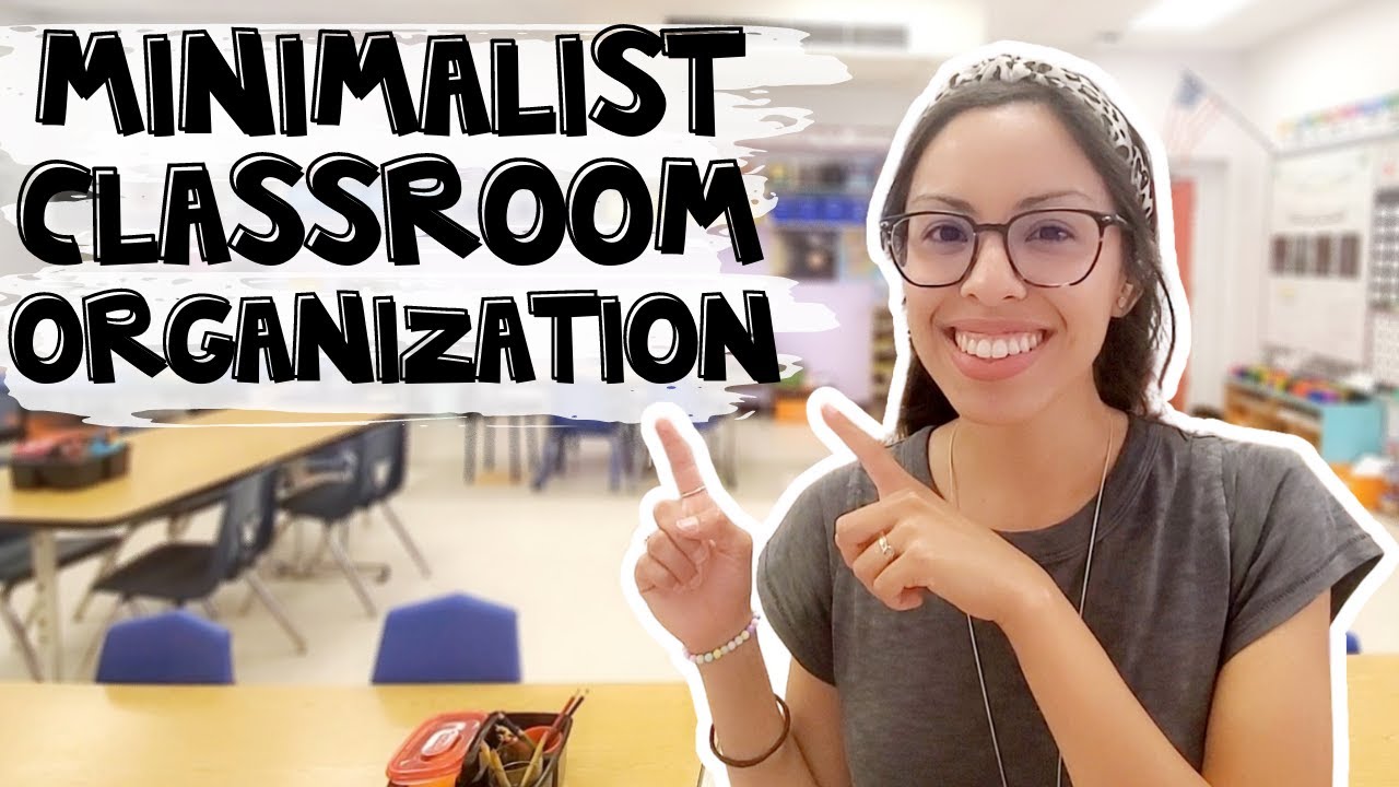 Classroom organization ideas for a minimalist classroom space!