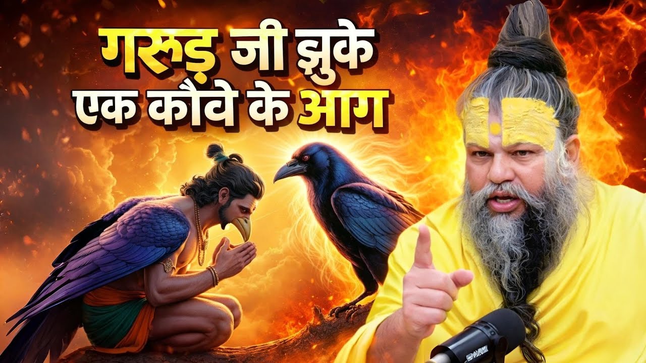 गरुड़ जी भी झुके एक कौवे के आगे | गुरु की ऐसी महिमा पहले कभी नहीं सुनी #प्रेमानंदजीमहाराज #bhagwat  