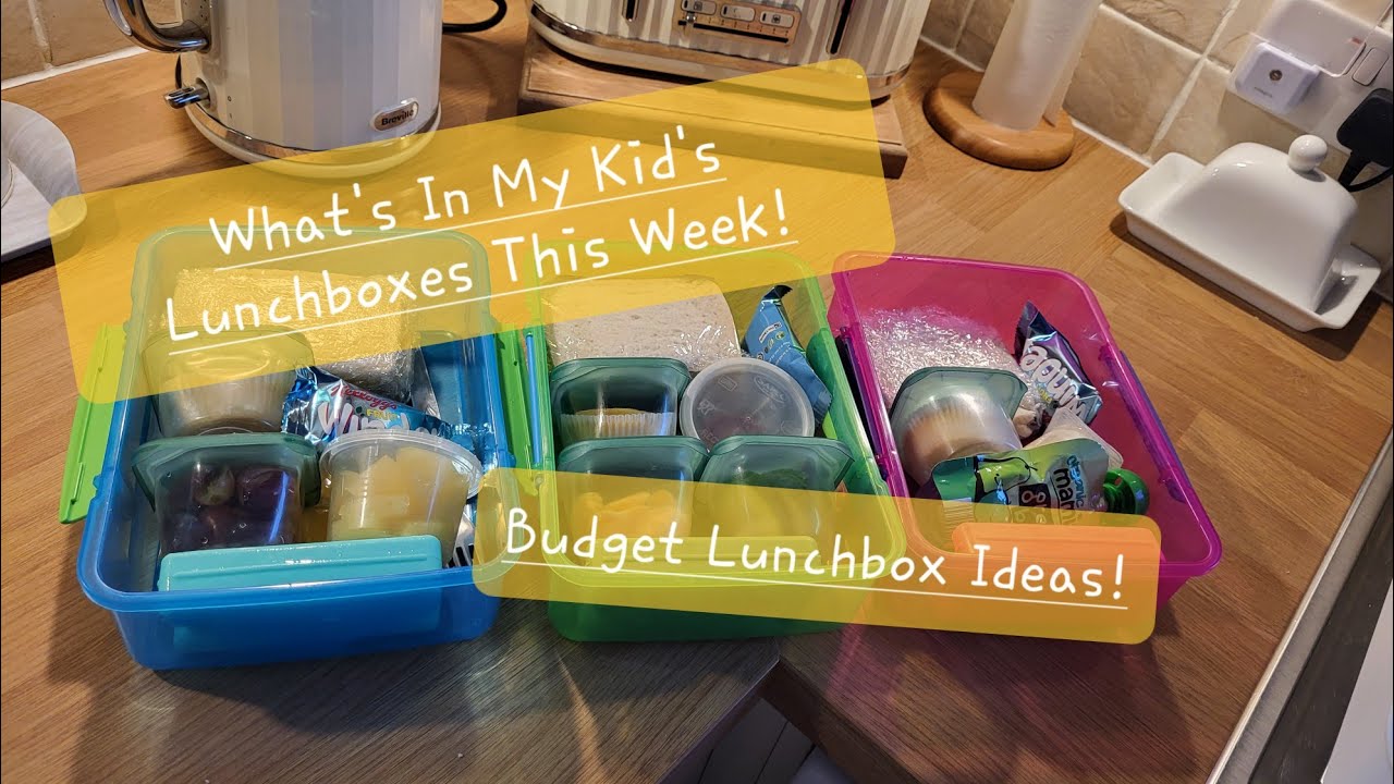 Affordable School Lunch Ideas | What I Put In My Kid's Lunchboxes | UK Mum | Mum of 3