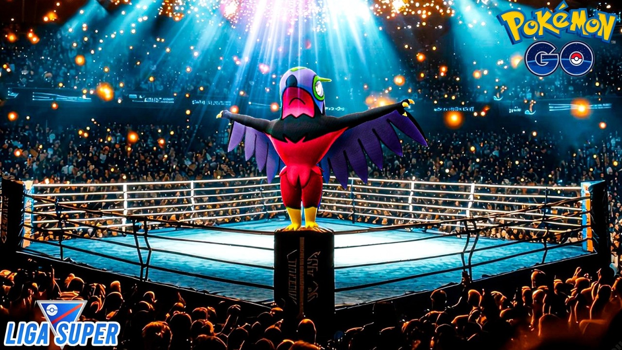 LO NECESITAS ¡HAWLUCHA SHINY FARMEANDO PURA AURA EN LIGA SÚPER!