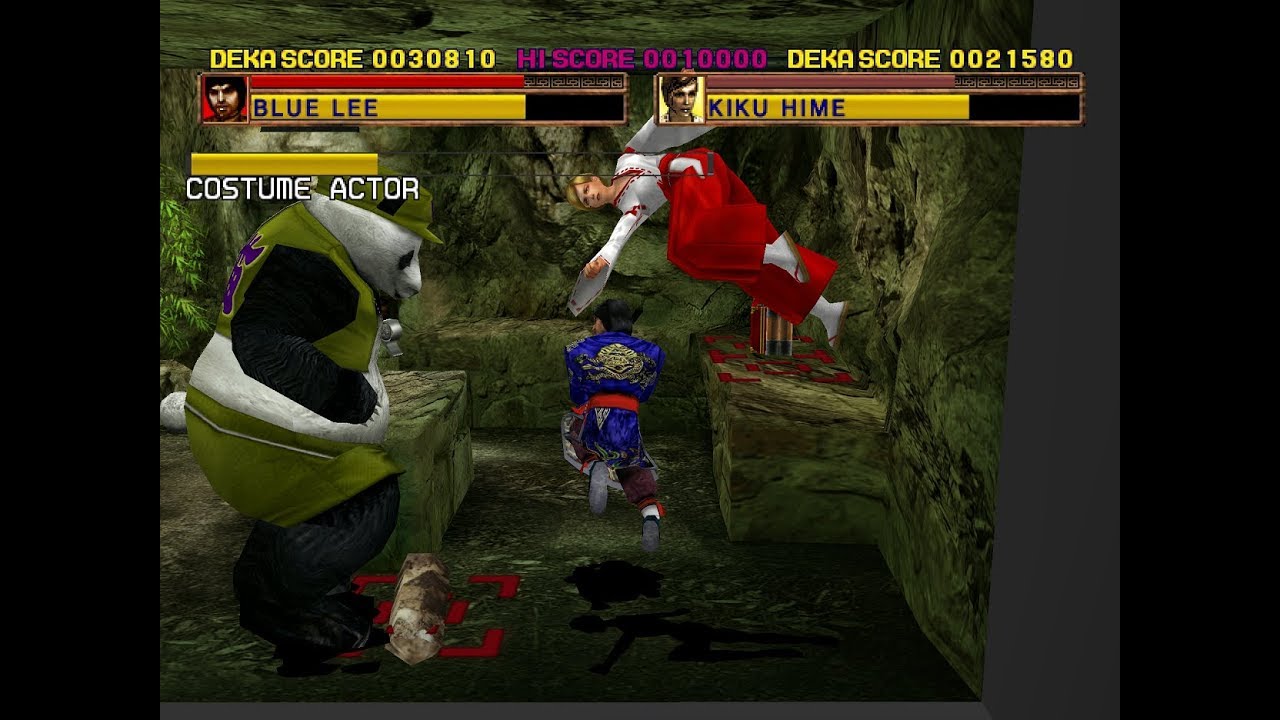 Asian Dynamite arcade 2 player 60fps