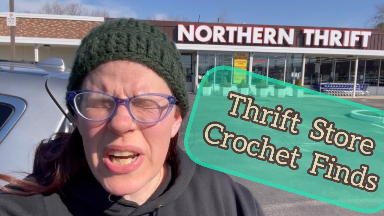 Thrift store Crochet finds 