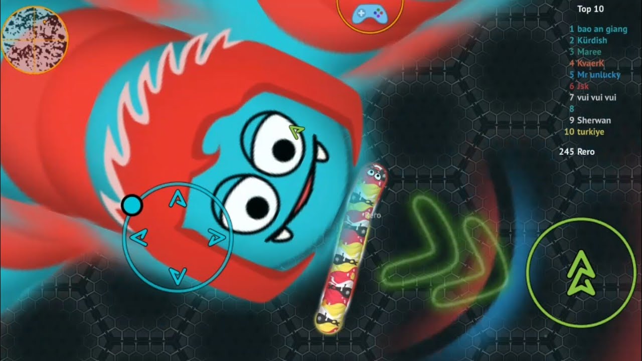 Failed Movement's🔥 Killed 😇 World Record💯 Gameplay of Wormate.io👏