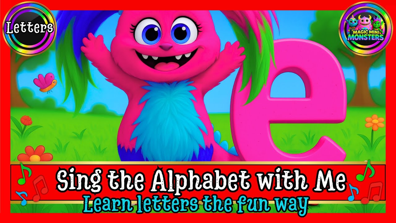 Sing the Alphabet with Me | ABC Learning | ABC Singalongs | Magic Mini Monsters | #MagicMiniMonsters