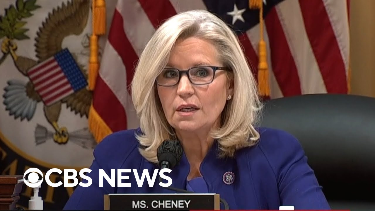 Rep. Liz Cheney, in opening statement, says Trump 