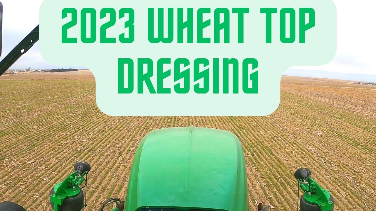 Top Dressing The Wheat With The 4720 John Deere Sprayer For 2023!