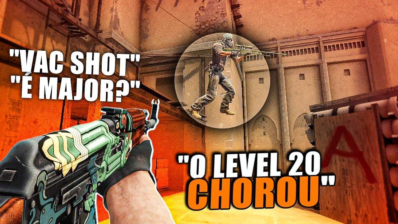 Joguei uma PARTIDA tensa na GC, AMASSEI o LV 20 e fiz ele CHORAR muito KKK (vac shot)