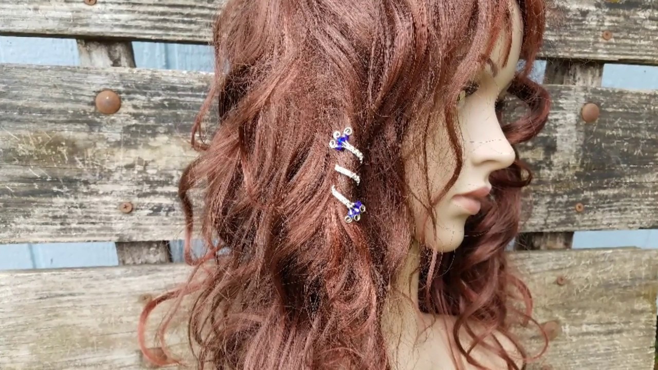 DIY Wire Weave Braid Loc Hair Jewelry