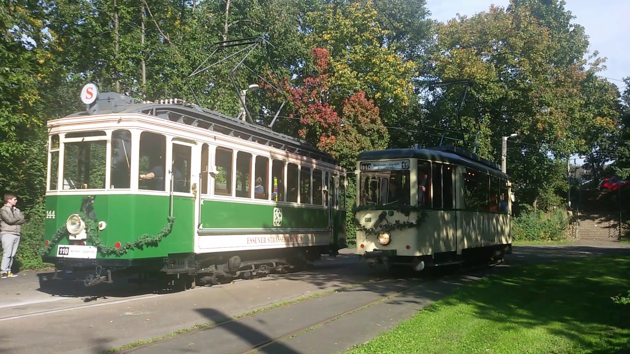 Letzter Betriebstag der Straßenbahnlinie 110 in Mülheim (3.10.2015) (Teil 2)