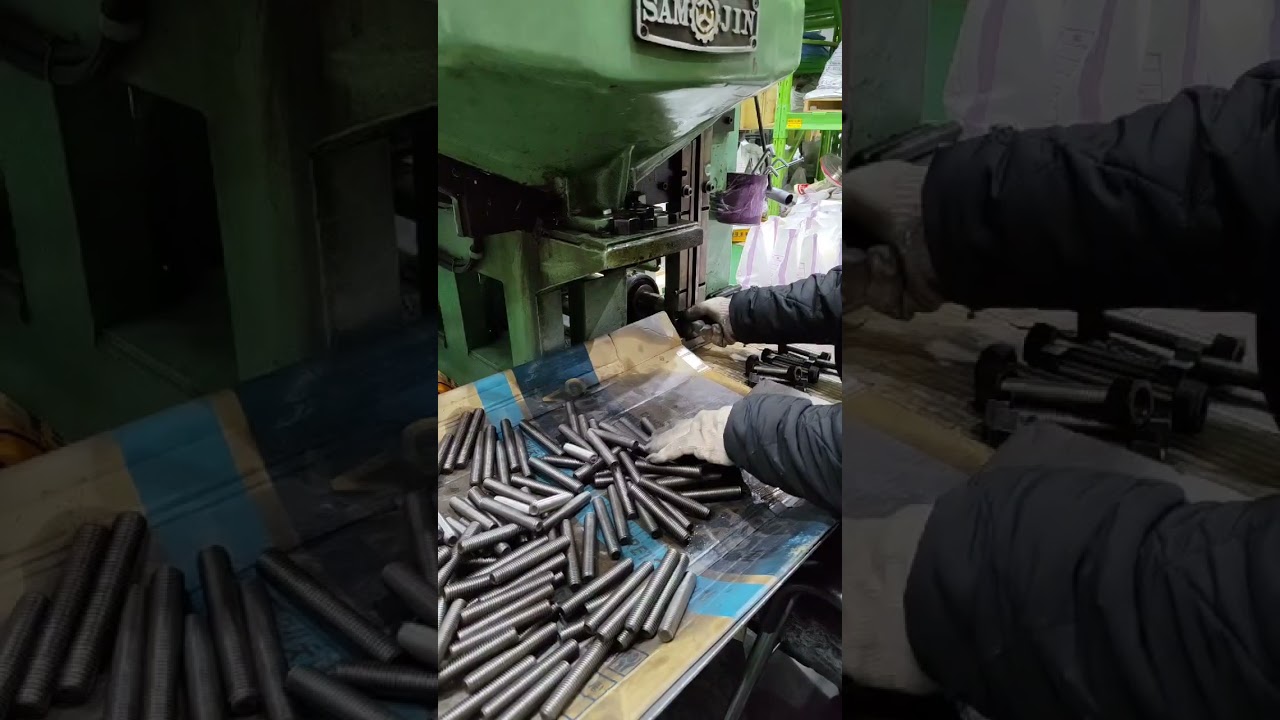 Nut and Bolt auto assembly machine.