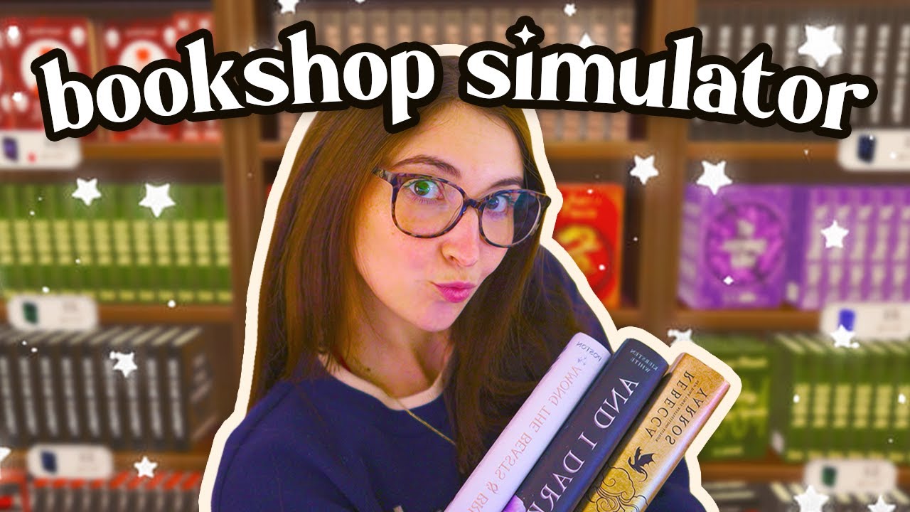 this game let's you build & manage your own bookshop 📚🌸