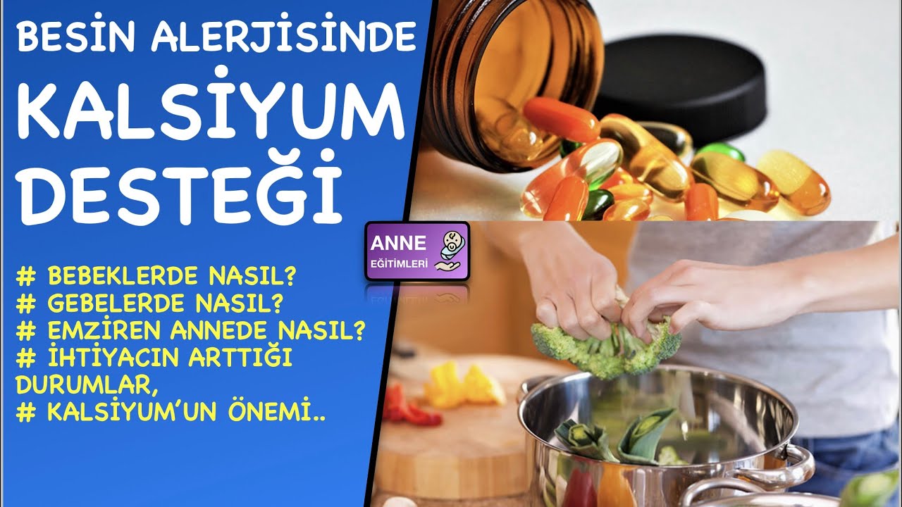 Süt Alerjisinde Anne için KALSİYUM Desteği