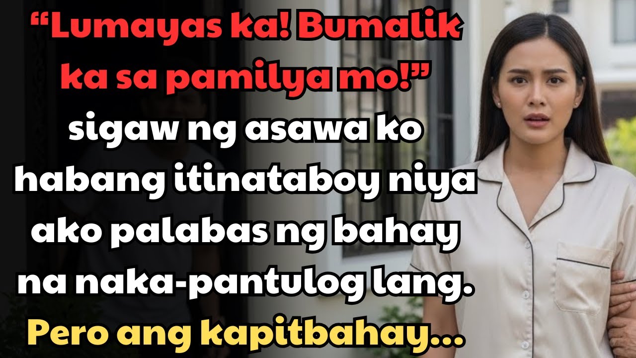 “Lumayas ka!” pinalayas ako ng asawa ko naka-pantulog—pero ang kapitbahay…