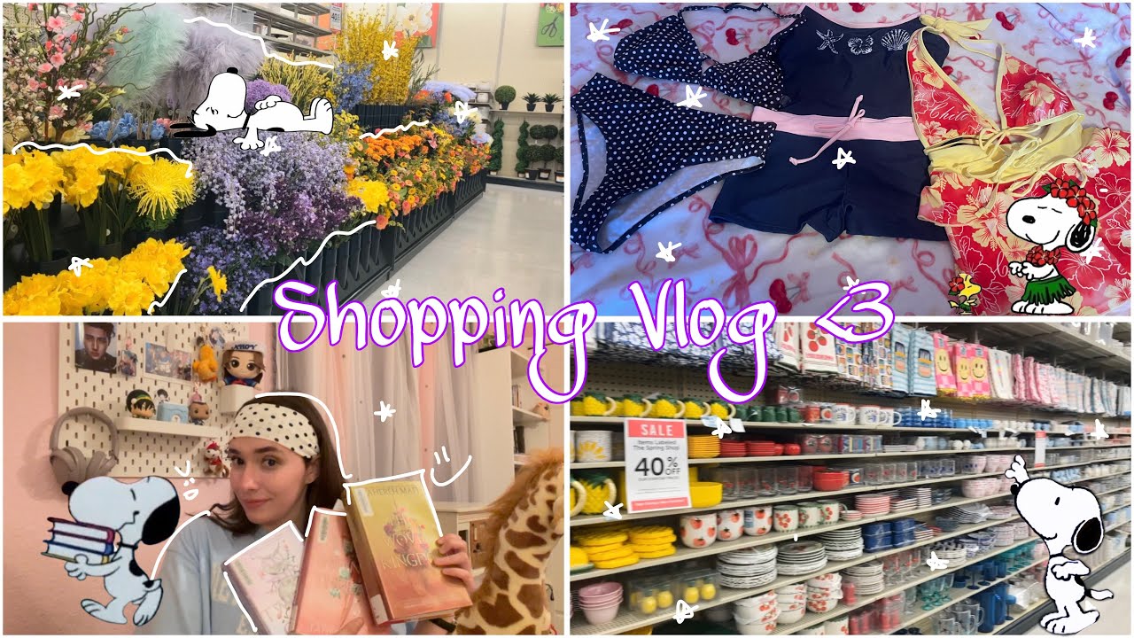 Diaries of Lent 03 | hobby lobby visit, SHEIN haul, and  new TBR! 🛍️💜