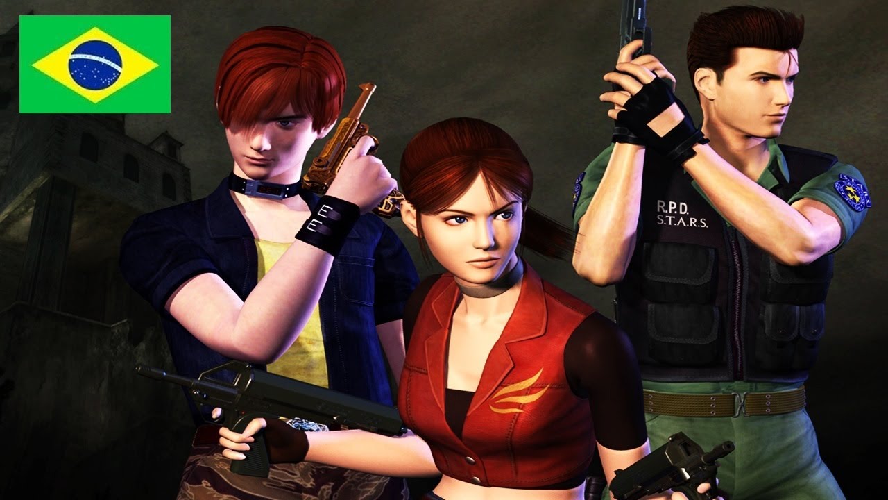 Resident Evil Code Veronica Dublado e Traduzido PT-BR - PS2