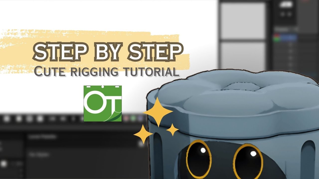 EASY Opentoonz Rigging ! (NO ART BACKGROUND REQUIRED)