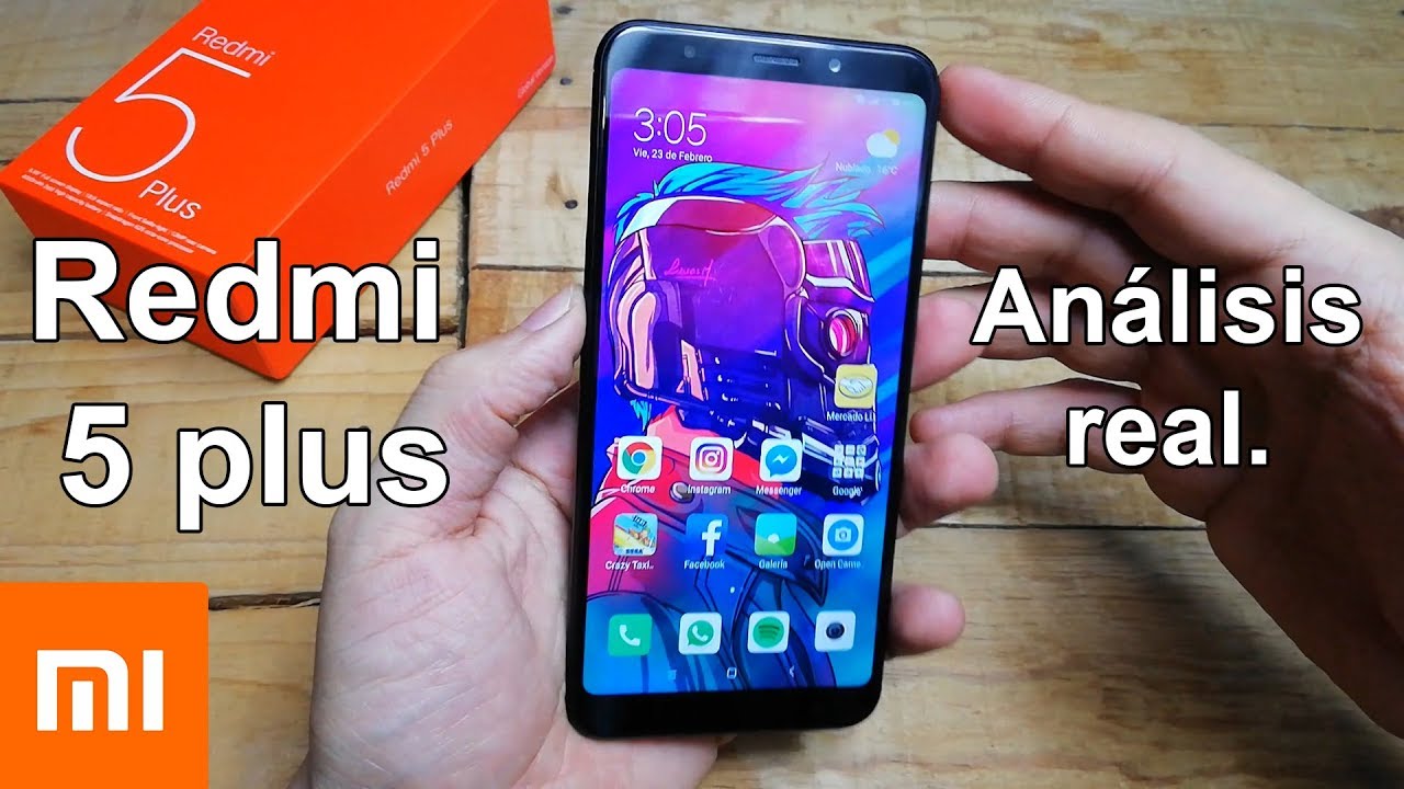 XIaomi Redmi 5 plus : análisis real.  Todo pantalla, todo amor :D