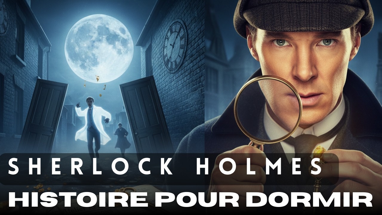 Sherlock Holmes | 3H00 |  Le Labyrinthe de la Pleine Lune | Histoire pour dormir🌙 | Voix Homme