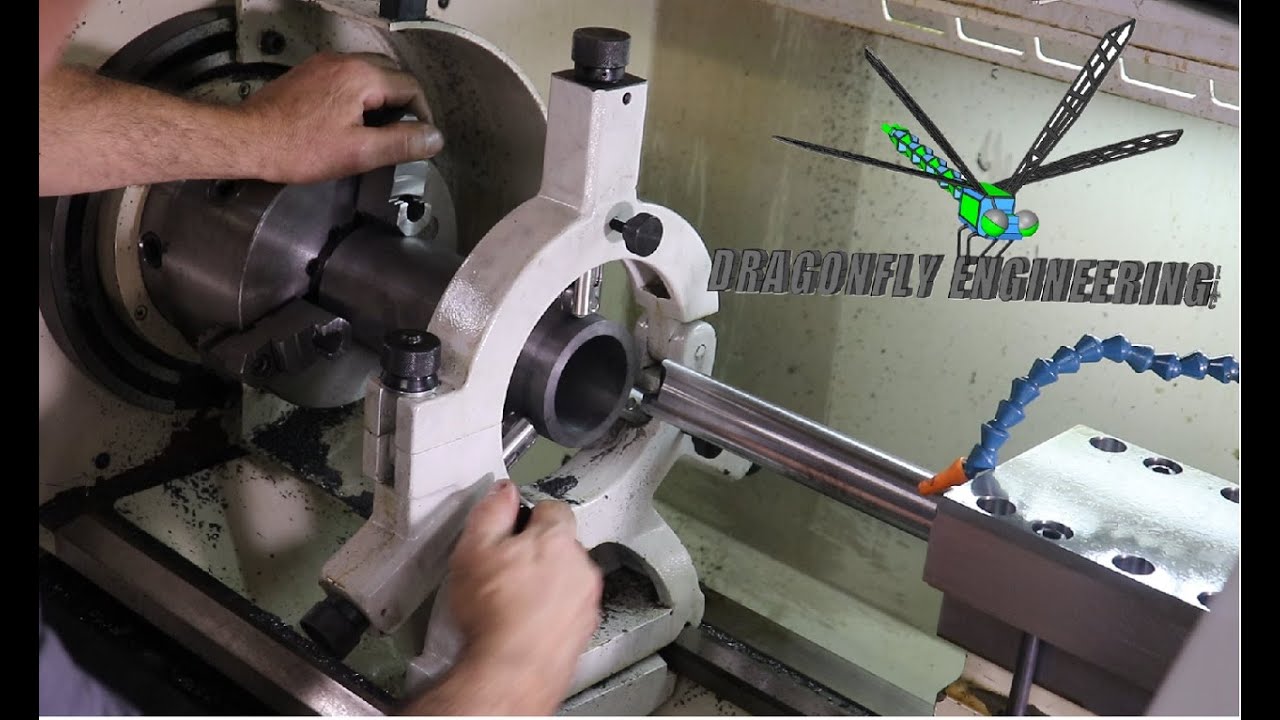 Stoker Steam Engine Valve Sleeve lathe turn
