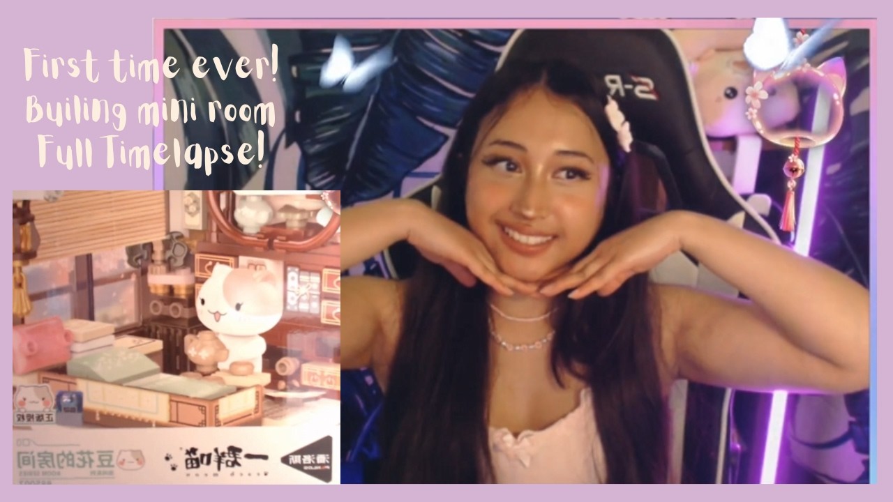 Full timelapse of building my first mini cat room set! #twitchstreamer