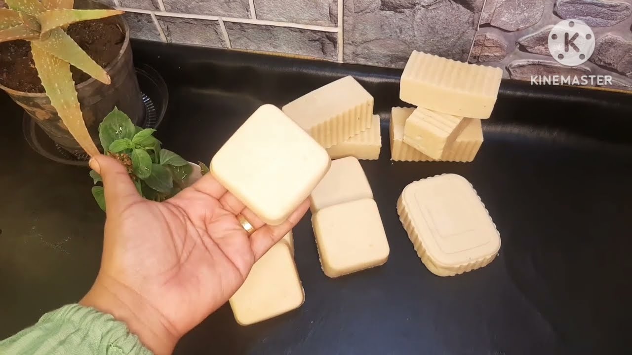 صناعة الصابون من زيت القلي في المنزل بسهولة بمكون جديد👌⭕صابون بلدي