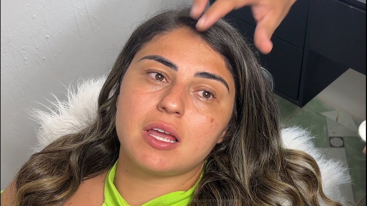 Maquiando cliente de PÁLPEBRA CAÍDA