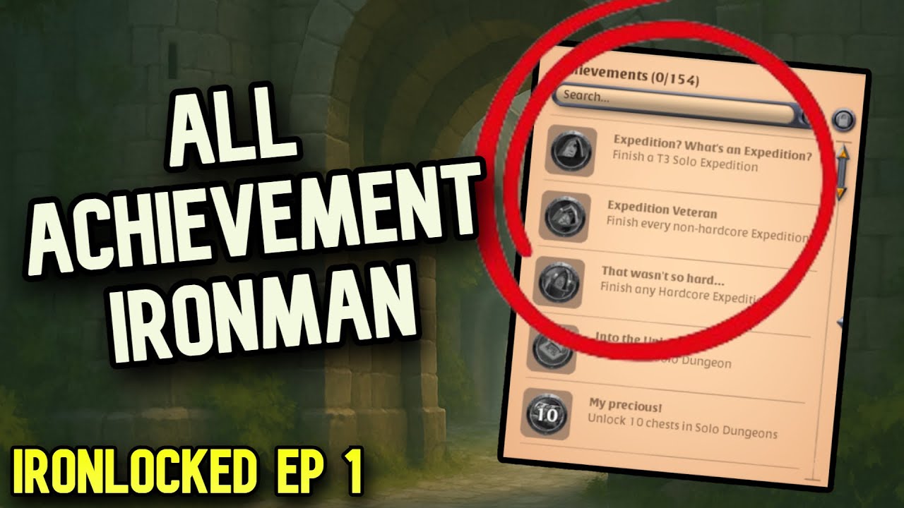 All achievement ironman | Ironlocked ep 1