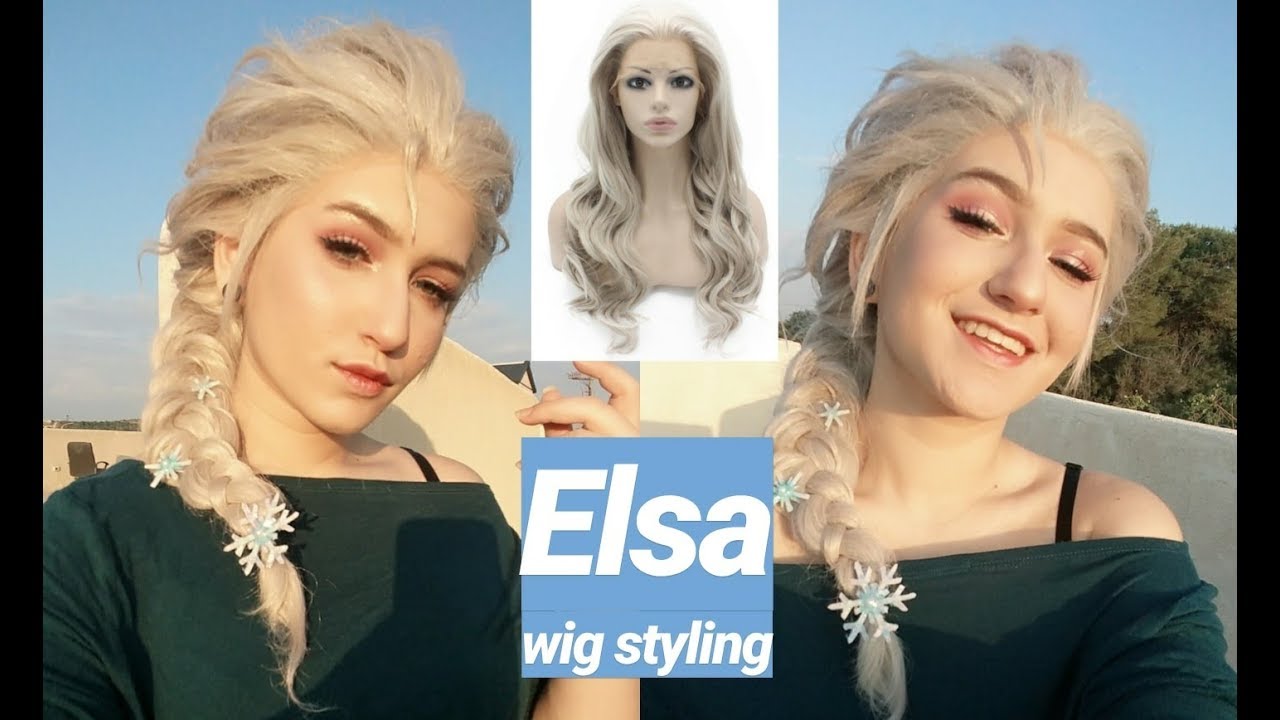 Elsa wig styling tutorial || Alex
