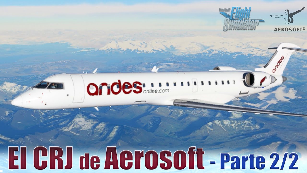 Volando con el CRJ de Aerosoft - Parte 2/2 - Vistazo al Piloto Automatico y vuelo a SAWG [MSFS]
