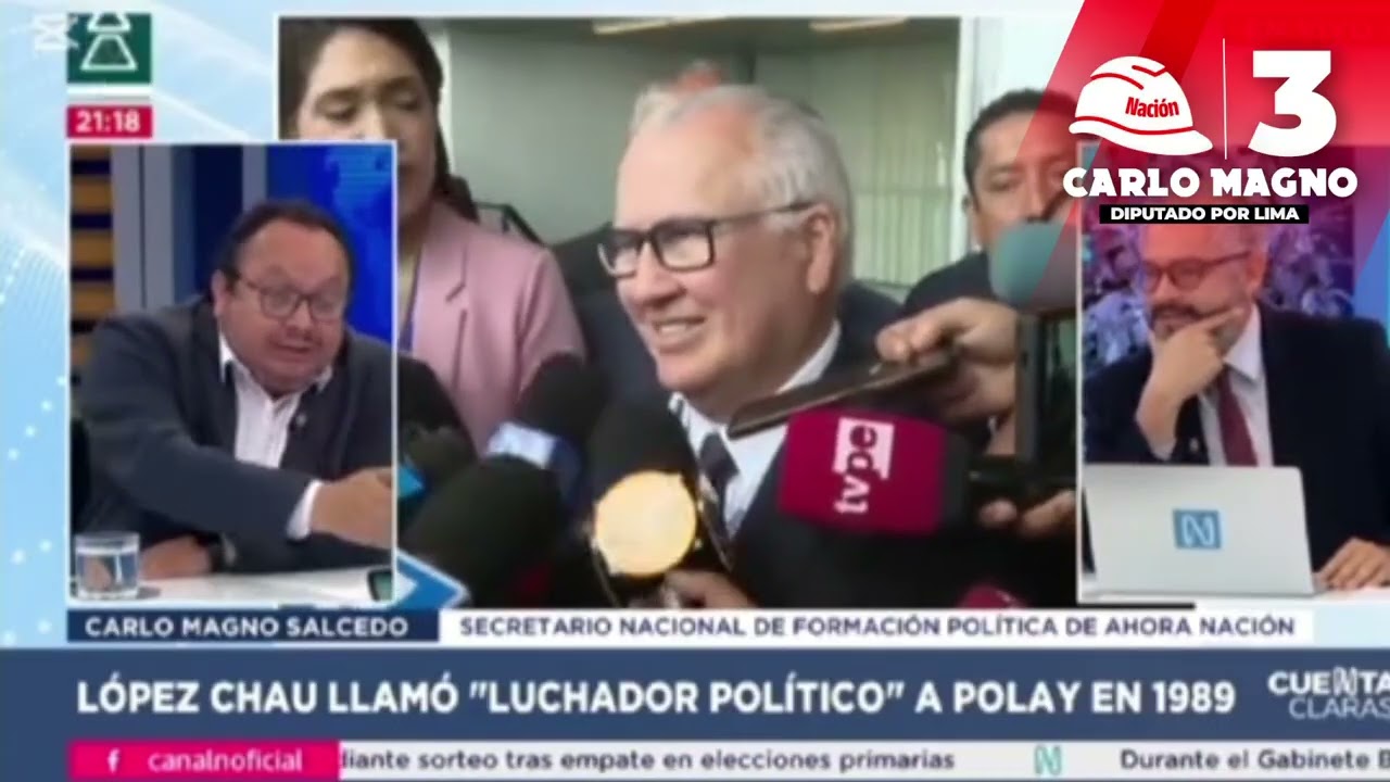 CARLO MAGNO SALCEDO RESPONDE ANTE CRÍTICAS A LÓPEZ CHAU | CANAL N