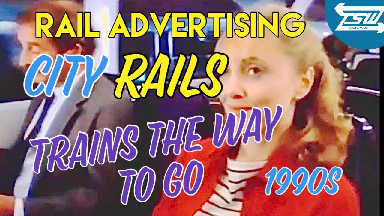 Rail Advertising Train’s the way to go television advertising campaign City Rail 1990s