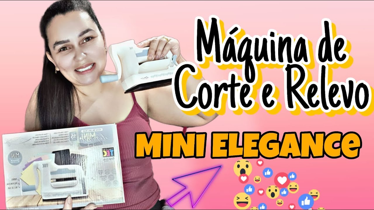 USANDO A MINI MÁQUINA DE CORTE E RELEVO DA ELEGANCE / PAPELARIA PERSONALIZADA/ #elegance
