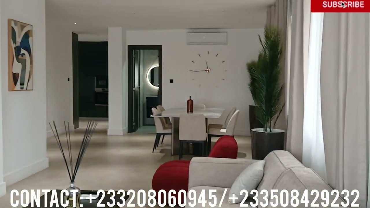 Two BEDROOM FURNISHED APARTMENT FOR RENT AT EAST LEGON ACCRA GHANA