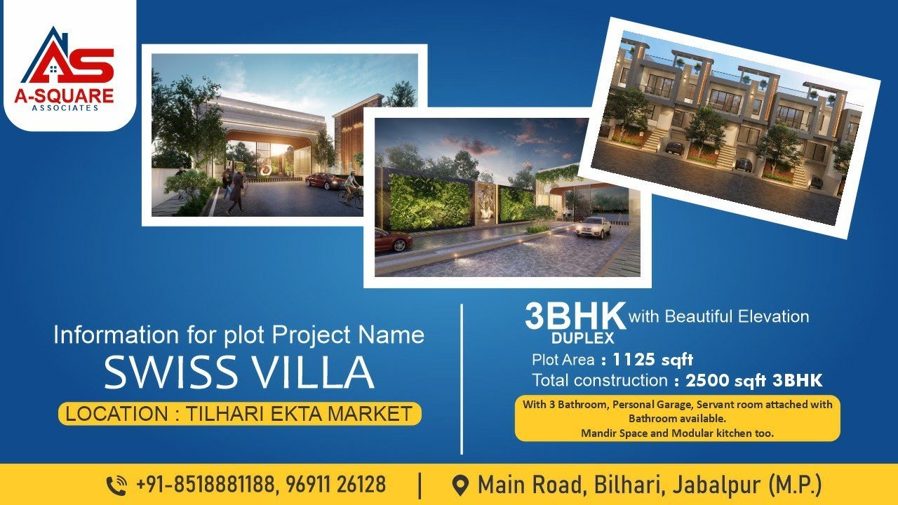 SWISS VILLA ☀️🌍🏝️03 BHK LUXURY VILLA) 🏞️Tilhari 