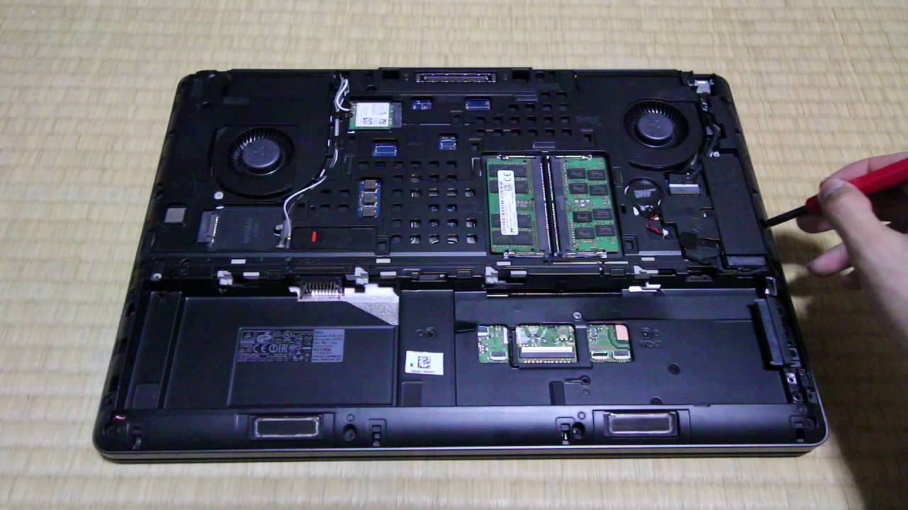 Dell Precision 7510 Disassembly (for MXM Replacement)