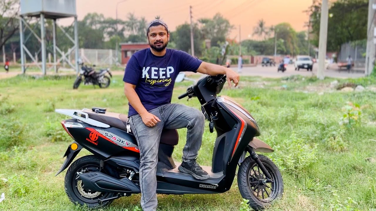 বিশ টাকায় সারাদিন HUAIHAI Sparky Electric Scoter | MSI Vlogs |