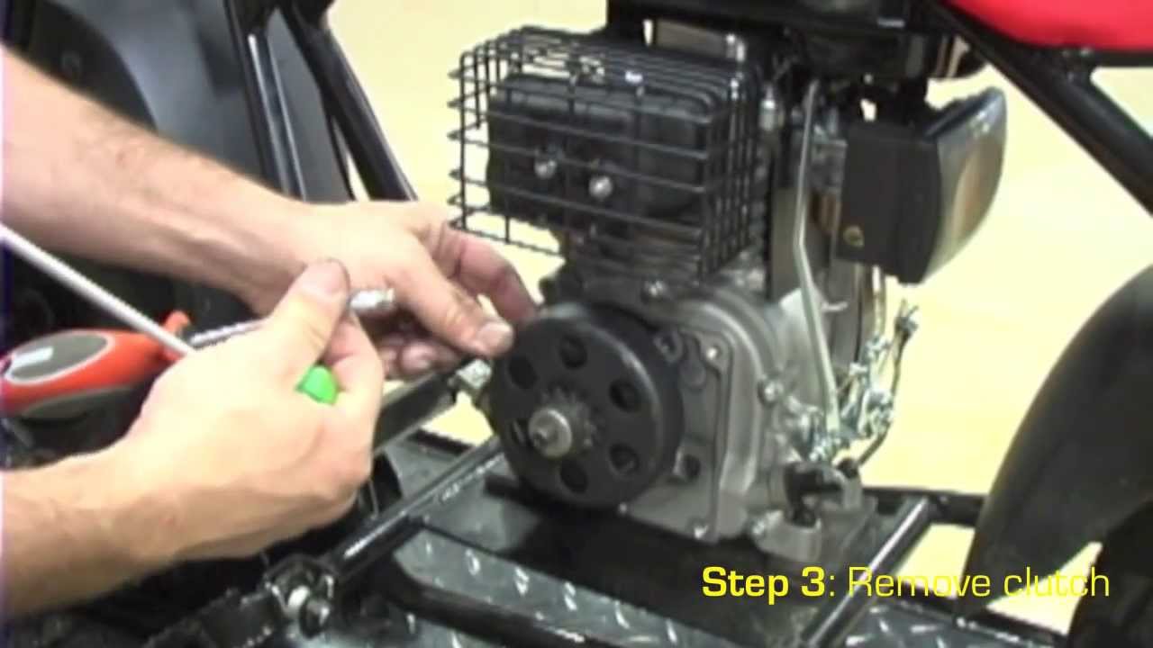 Motovox MBx10 Mini Bike - Clean & Lubricate the Clutch