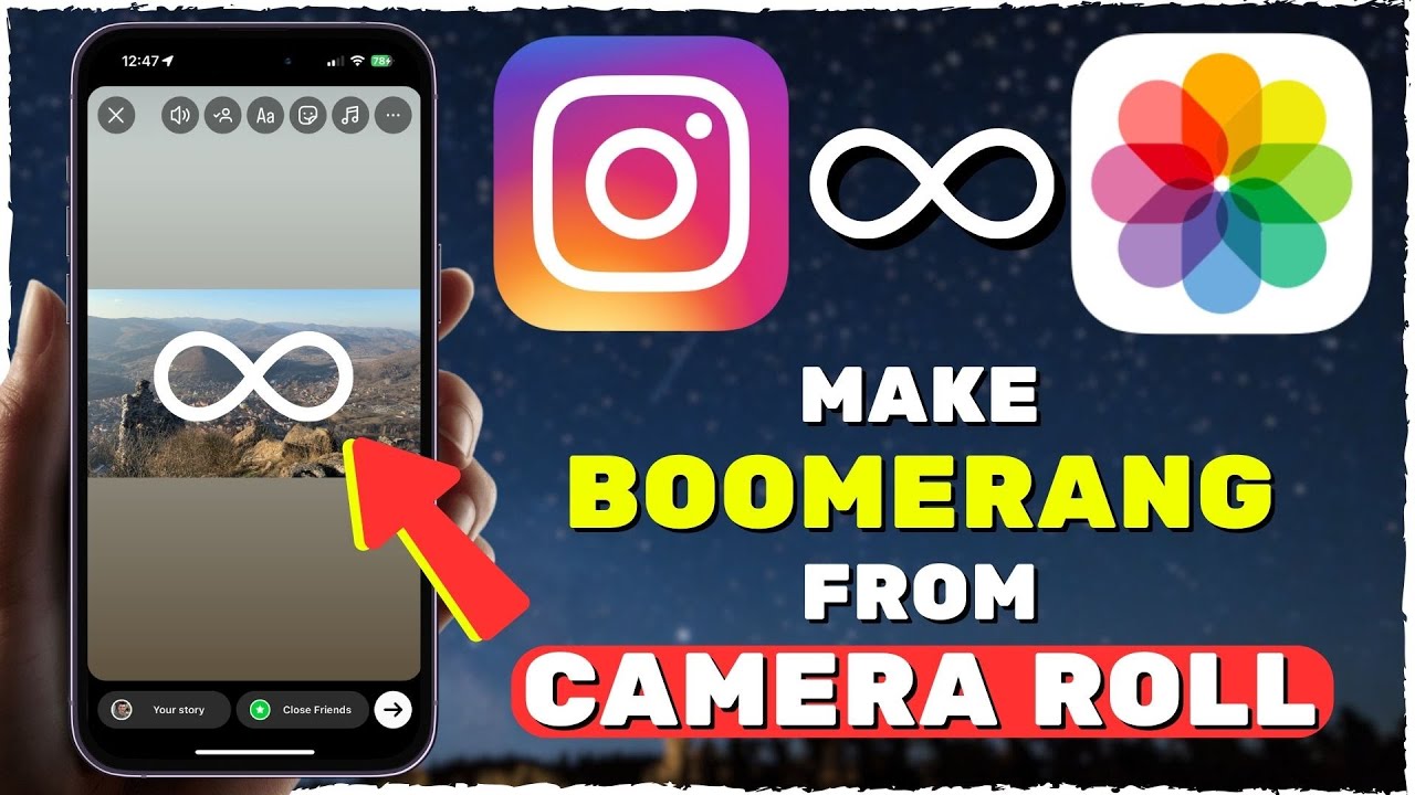Как сделать бумеранг в Instagram с помощью камеры