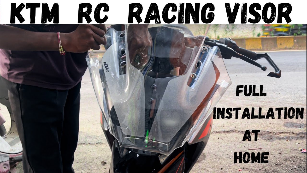 Ktm Rc Powerpart Racing Visor Installation | 